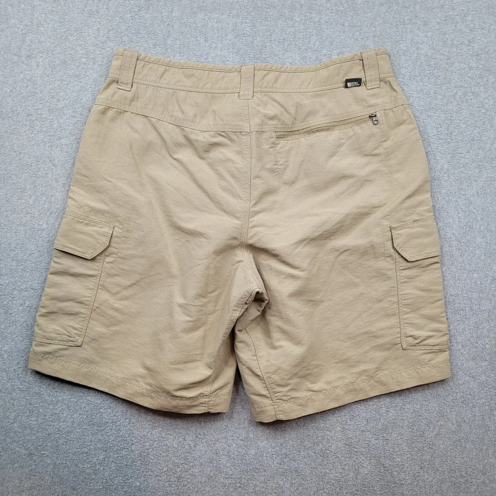 The North Face Cargo Shorts Mens 32 Tan Nylon Hiking Outdoor‎ TCN3/TMN3 A4J2